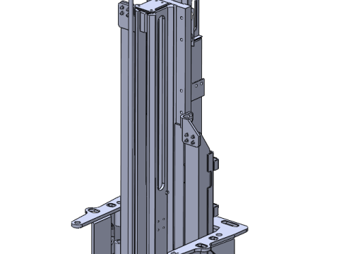 Roof anchor drilling rig SolidWorks editable 3D Model