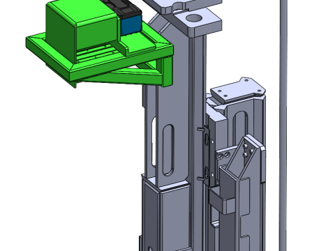 Roof anchor drilling rig SolidWorks editable 3D Model