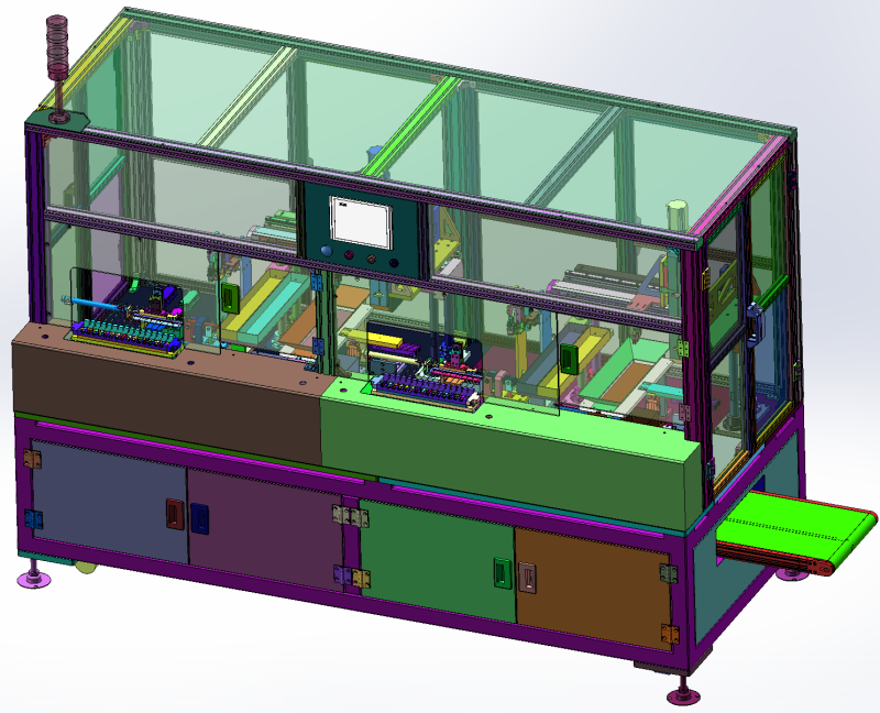 단자 굽힘 전도도 테스트 장비 SolidWorks 편집 가능 3D 모델 .c4d .max .obj .3ds .fbx .stl .blend 