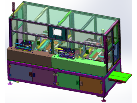 단자 굽힘 전도도 테스트 장비 SolidWorks 편집 가능 3D 모델