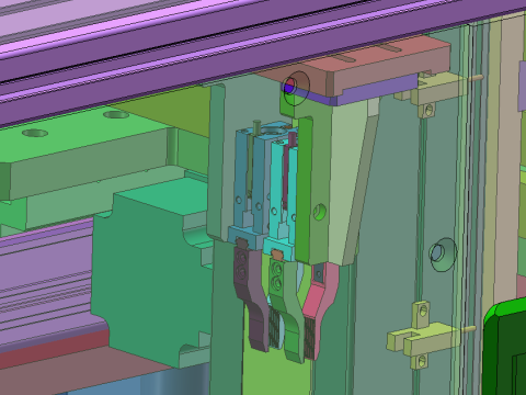 단자 굽힘 전도도 테스트 장비 SolidWorks 편집 가능 3D 모델