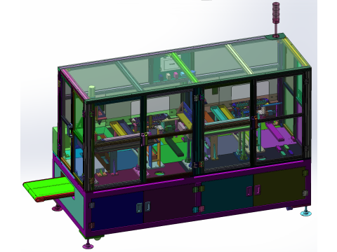 단자 굽힘 전도도 테스트 장비 SolidWorks 편집 가능 3D 모델