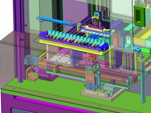 단자 굽힘 전도도 테스트 장비 SolidWorks 편집 가능 3D 모델