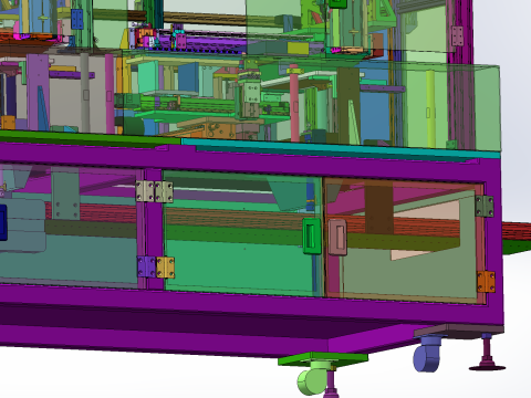 단자 굽힘 전도도 테스트 장비 SolidWorks 편집 가능 3D 모델