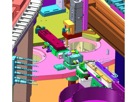 알루미늄 튜브 접착제 용접 장비 SolidWorks 편집 가능 3D 모델