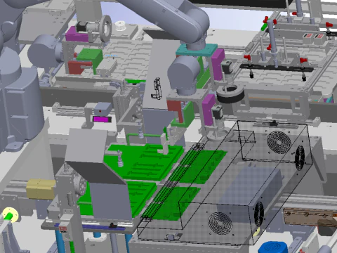 Memory module fully automatic testing equipment SolidWorks editable 3D Model