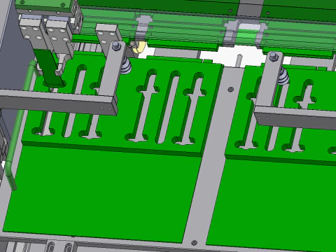 Memory module fully automatic testing equipment SolidWorks editable 3D Model