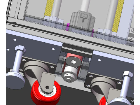 Plaatmateriaal automatische invoermachine SolidWorks bewerkbaar 3D Model