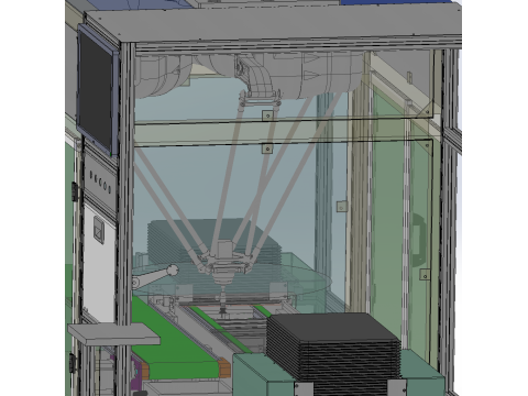 Machine à disque à main Spider SolidWorks modifiable Modèle 3D