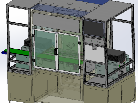 Machine à disque à main Spider SolidWorks modifiable Modèle 3D