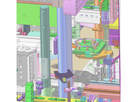 Lager- en afdichtingsringmontageapparatuur SolidWorks bewerkbaar 3D Model