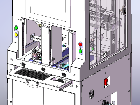 某品牌手机指纹检测设备SolidWorks可编辑 3D 模型