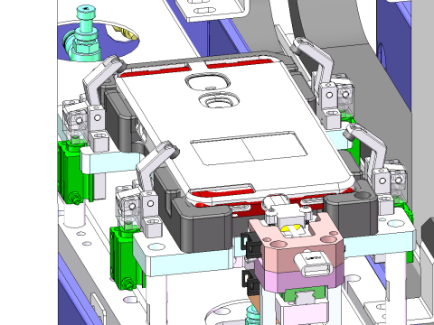 某品牌手机指纹检测设备SolidWorks可编辑 3D 模型