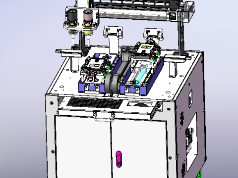 某品牌手机指纹检测设备SolidWorks可编辑 3D 模型