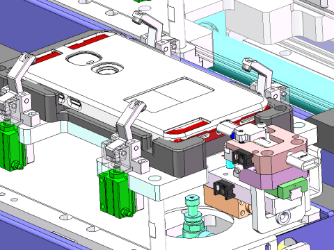 某品牌手机指纹检测设备SolidWorks可编辑 3D 模型