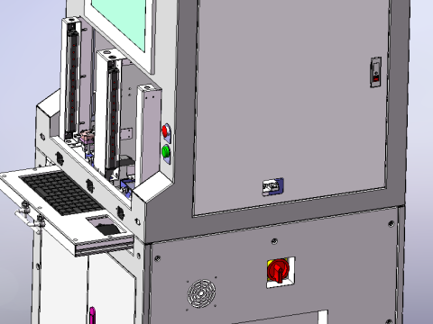 某品牌手机指纹检测设备SolidWorks可编辑 3D 模型