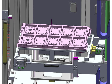 Tray loading machine SolidWorks editable 3D Model
