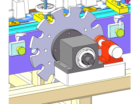 Machine de retournement de moules de coulée SolidWorks modifiable Modèle 3D