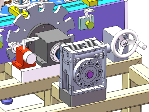 Machine de retournement de moules de coulée SolidWorks modifiable Modèle 3D