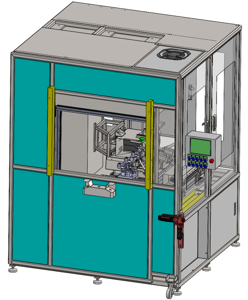톱기계 띠톱 자동 절단 장비 SolidWorks 3D 3D 모델 .c4d .max .obj .3ds .fbx .stl .blend