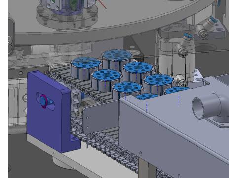 SolidWorks 3D电机转子生产设备 3D 模型