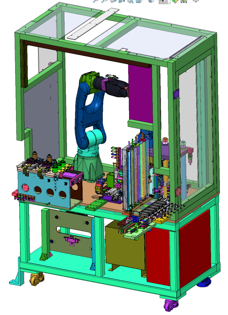 Peralatan press injeksi oli roda gigi SolidWorks 3D Model 3D .c4d .max .obj .3ds .fbx .stl .blend