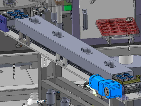 Equipamento de produ&ccedil;&atilde;o de rotor de motor SolidWorks 3D Modelo 3D