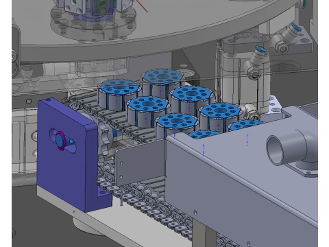Equipamento de produ&ccedil;&atilde;o de rotor de motor SolidWorks 3D Modelo 3D