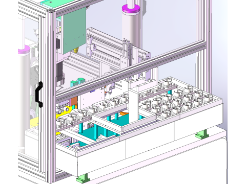 Máquina de enrolamento de rotor de motor RT SolidWorks editável Modelo 3D