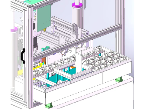 RT motor rotor winding machine SolidWorks editable 3D Model