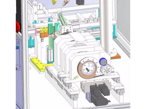 RT motor rotor winding machine SolidWorks editable 3D Model