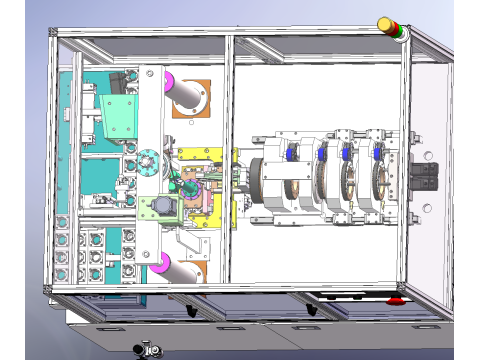 Máquina de enrolamento de rotor de motor RT SolidWorks editável Modelo 3D