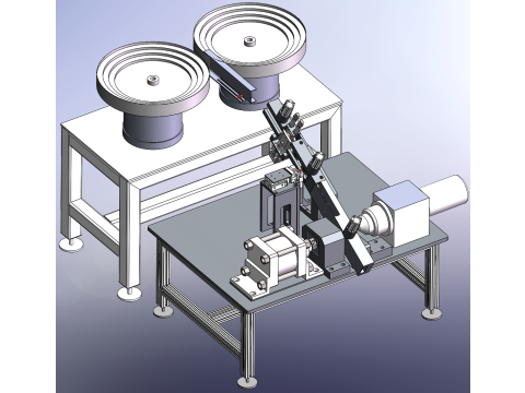 エレベーター ガイド ホイール リベット締め機のガイド ホイールとシャフトの圧入 SolidWorks 3D 3Dモデル