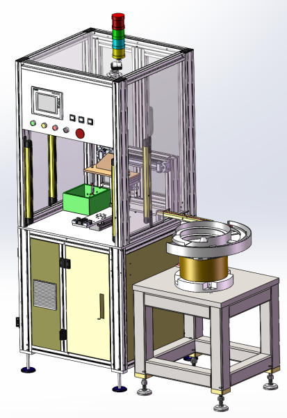 Filter cotton roll circular insertion machine SolidWorks 3D 3D Model .c4d .max .obj .3ds .fbx .stl .blend