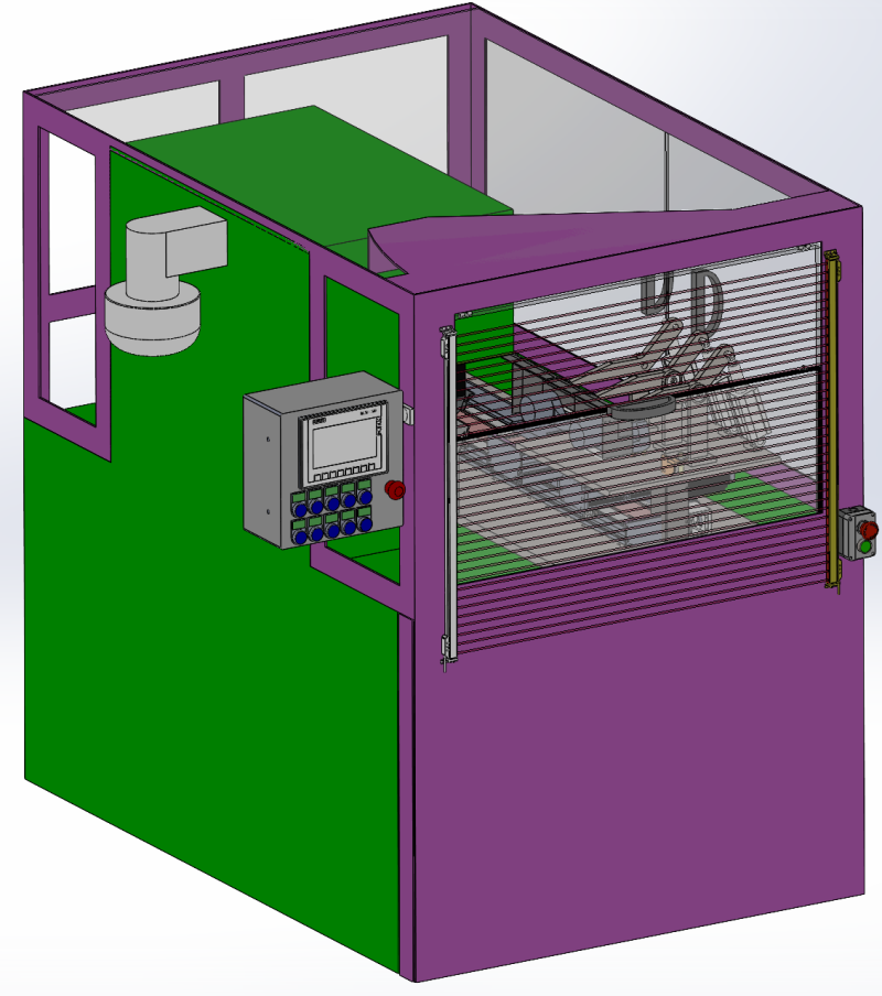 सॉविंग मशीन स्वचालित कटिंग सॉलिडवर्क्स 3डी 3D मॉडल .c4d .max .obj .3ds .fbx .stl .blend