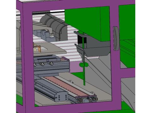 Sawing machine automated cutting SolidWorks 3D 3D Model