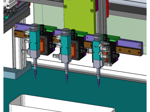 수직 도포기 SolidWorks 3D 3D 모델