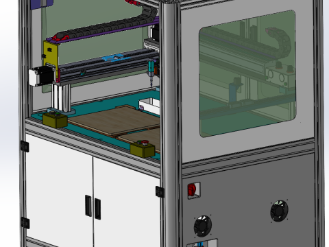 수직 도포기 SolidWorks 3D 3D 모델
