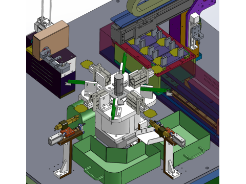 Mica-wikkelmachine SolidWorks 3DSquare mica-platenwikkelmachine 3D Model