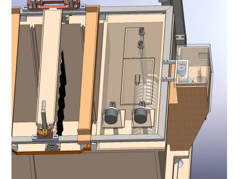 액세서리 표면 처리 생산 라인 SolidWorks 3D 3D 모델