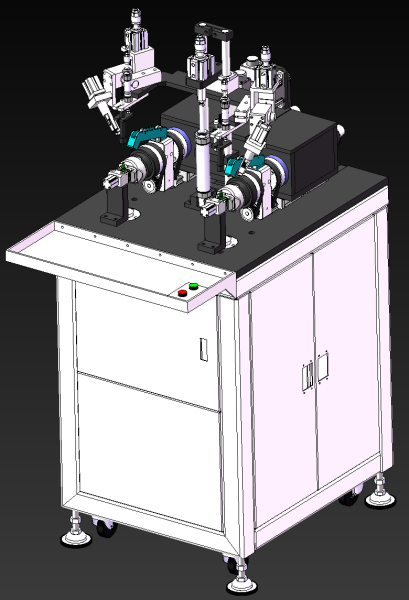 Two end winding machine SolidWorks 3D 3D Model .c4d .max .obj .3ds .fbx .stl .blend