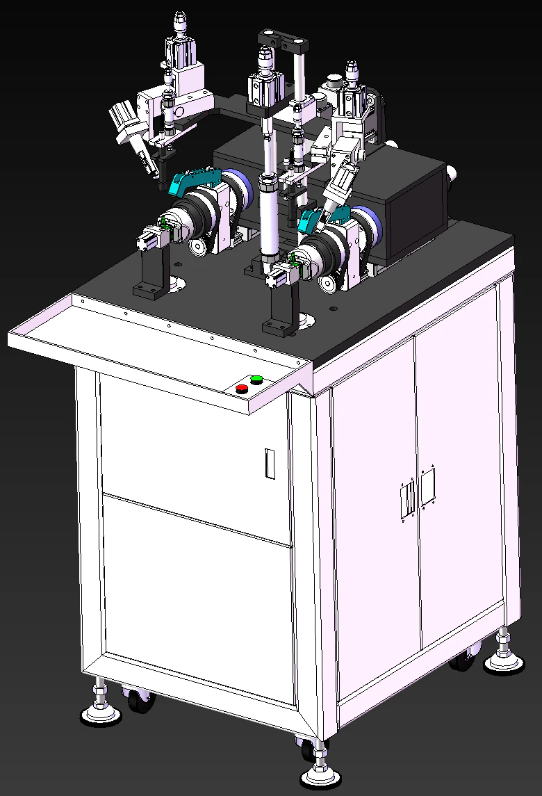 Two end winding machine SolidWorks 3D 3D Model .c4d .max .obj .3ds .fbx .stl .blend