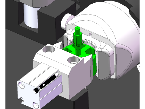 Máquina bobinadeira de duas extremidades SolidWorks 3D Modelo 3D