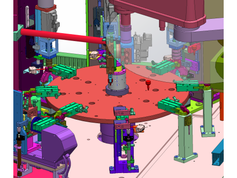 Pruimenbloesemschroefdetectieapparatuur SolidWorks 3D 3D Model