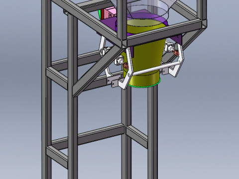 包装機袋詰め機 SolidWorks 3D 3Dモデル