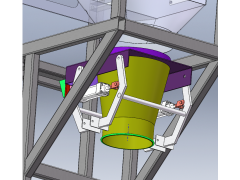 包装机装袋机SolidWorks 3D 3D 模型