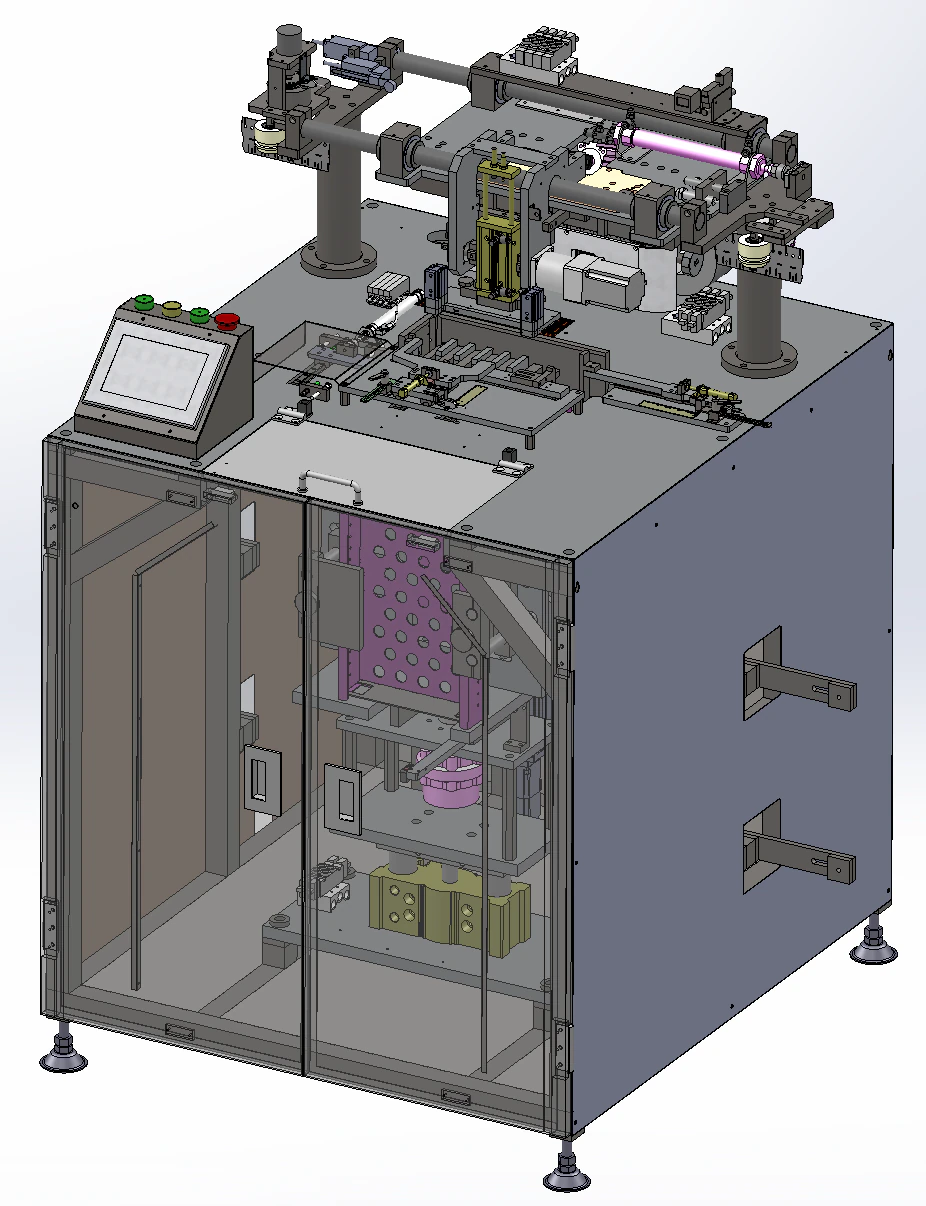 Tangent feeding machine SolidWorks 3D 3D Model .c4d .max .obj .3ds .fbx .stl .blend