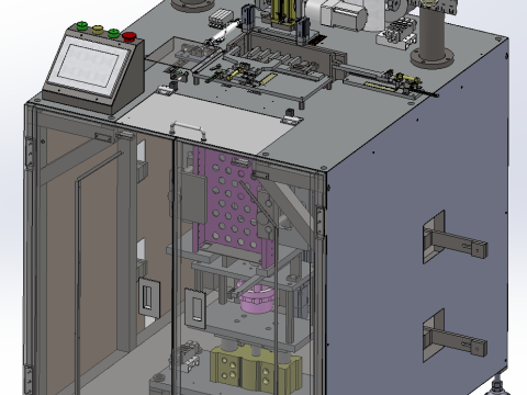 Tangent feeding machine SolidWorks 3D 3D Model