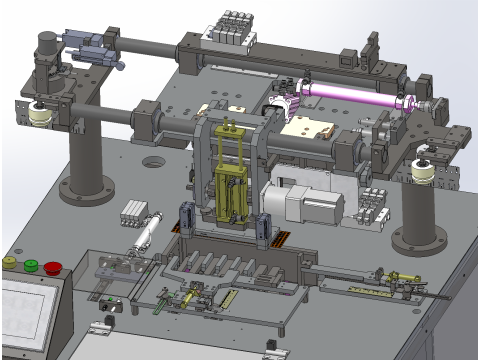 탄젠트 피딩 머신 SolidWorks 3D 3D 모델