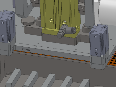 탄젠트 피딩 머신 SolidWorks 3D 3D 모델